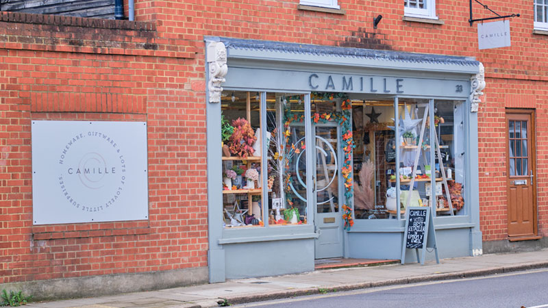 Camille Gift Shop, High Street, Ewell