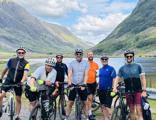 On your bike… and some. Martin completes epic bike ride for charity