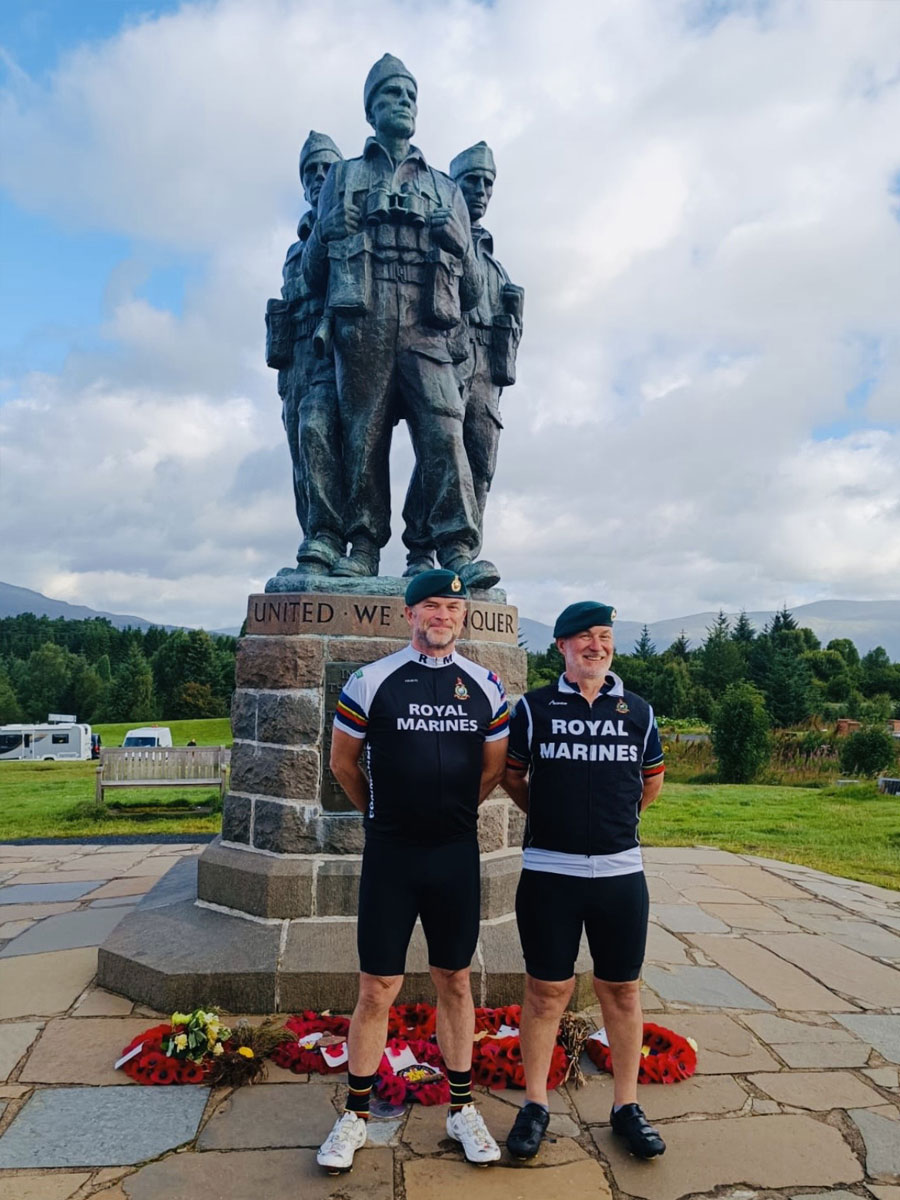 Two former Royals paying their respects